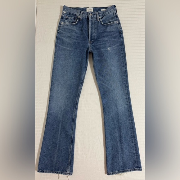 CITIZENS OF HUMANITY Libby Flare Bootcut Jeans Blue Medium Wash COH Size 25 - Picture 1 of 16
